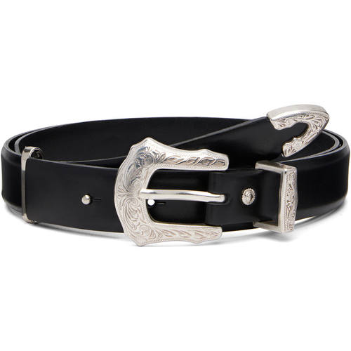 Toga 男士 腰带 黑色 Metal Buckle