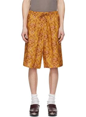 Needles 男士 短裤 黄色 Kae Tanaka 联名 H.D. 短裤
