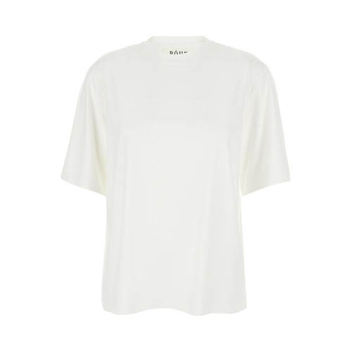 Róhe 女士 FW26 T恤 白色宽松款水手领棉混纺