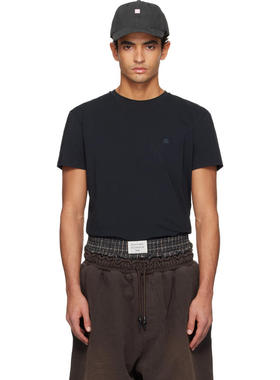 Acne Studios 男士 T恤 黑色 Regular Fit T 恤