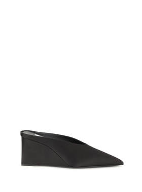 Alaïa 阿莱亚 女士 SS26 厚底鞋 绸缎坡跟凉拖