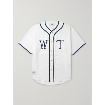 WTAPS 男士秋冬新品 衬衫 League 嵌花棉质法兰绒衬衫