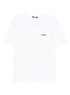 Jacquemus 男士 SS26 T恤 and Polos T恤白色T恤