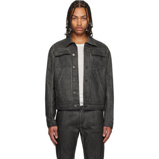 男士 夹克 Waxed BLEV 牛仔夹克 Dyed SENT Garment DET 灰色