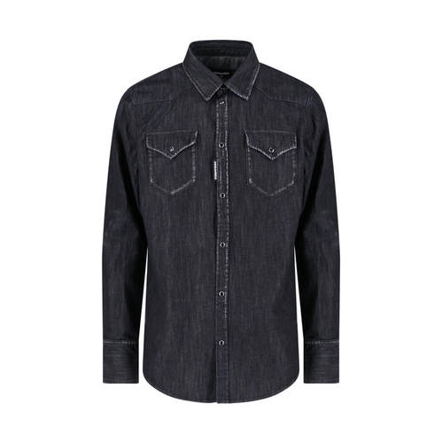 DSquared2 D二次方 男士 SS26 衬衫 经典牛仔