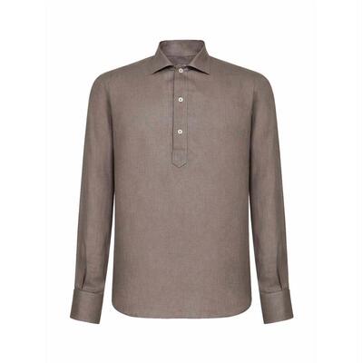 Tagliatore 男士 SS26 POLO衫 Dustin 长袖 Polo 衫