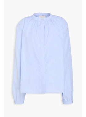 LOU LOU 女士 上衣 Oreste 褶皱棉质府绸衬衫