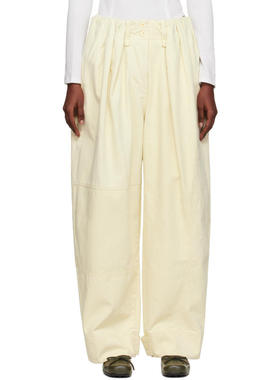 OPEN YY 女士 长裤 黄色 Full Gather 长裤