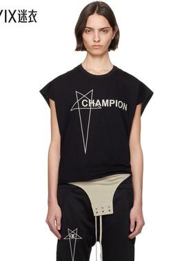 Rick Owens瑞克欧文斯 女款黑色 Champion 联名 Micro Tatlin 背