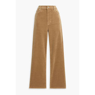 FRAME 女士 长裤 Le 轧光斜纹棉布棉混纺灯芯绒直筒裤