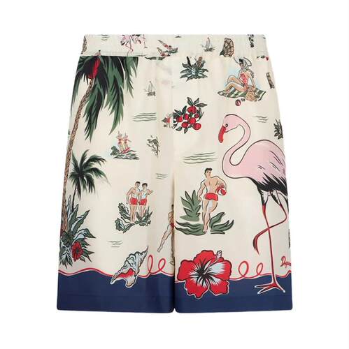 DSquared2 D二次方 男士 SS26 短裤 图形印花