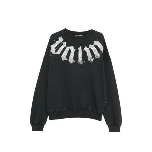 Palm Angels 棕榈天使 男士 FW26 卫衣 大号领徽标松身运动衫