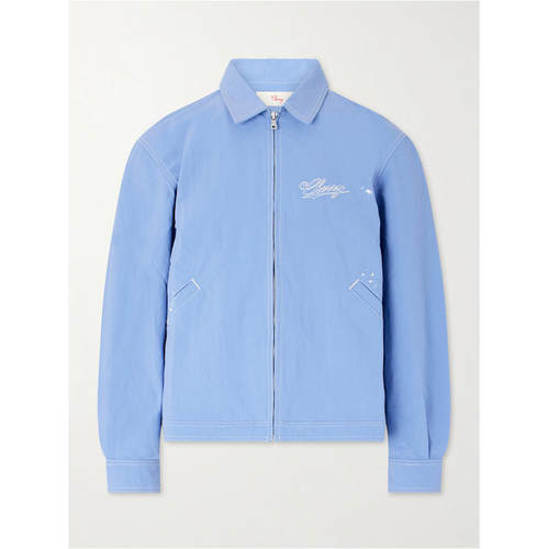 Cherry Los Angeles 男士 FW26 夹克 Logo刺绣颜料溅染紧身