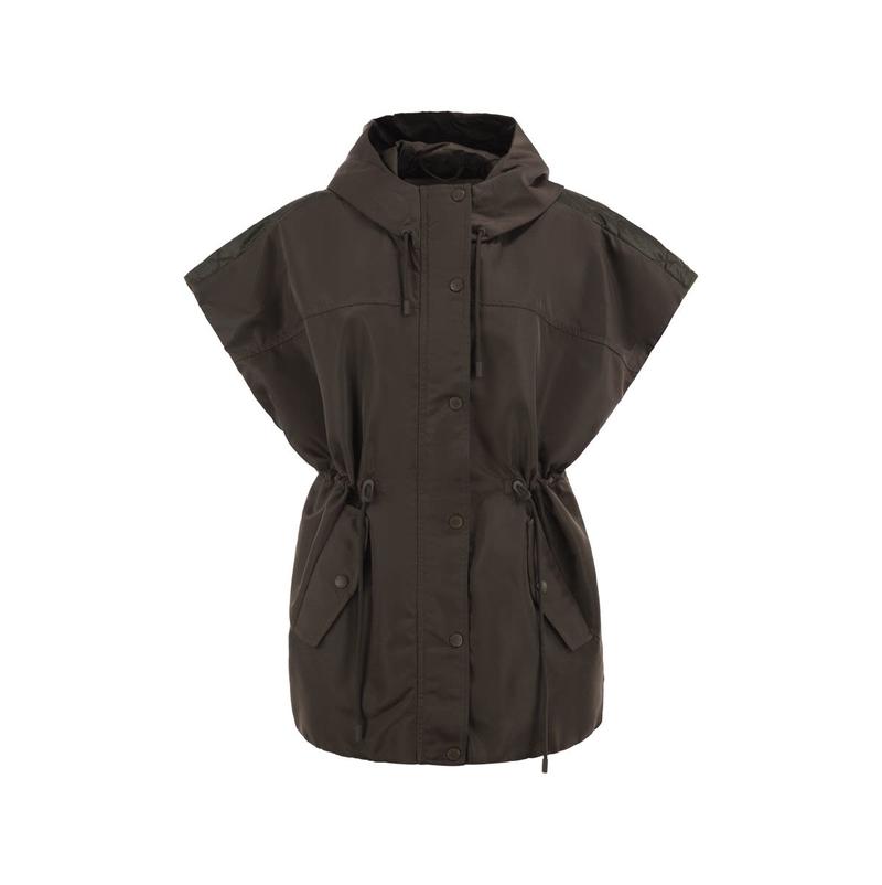 Weekend Max Mara 女士 FW26 马甲 WKDORIGANO 连帽高科技布织图片