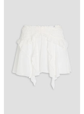 isabel marant 女士 迷你裙 Tripsy 荷叶边真丝乔其纱迷你半身裙