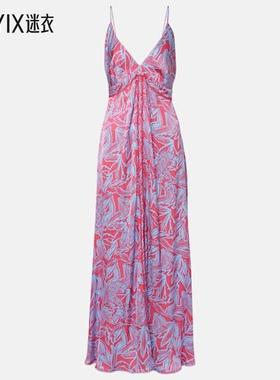 Poupette St Barth 女款Denise 印花长款连衣裙 迷衣时尚