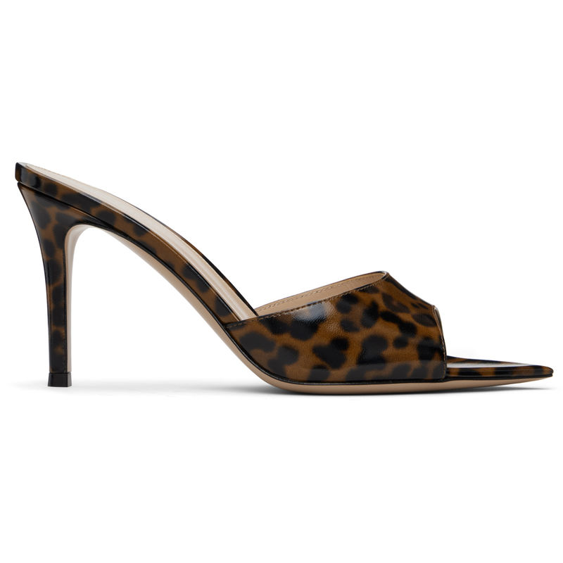 Gianvito Rossi 吉安维托·罗西 女士 凉鞋 棕色 Elle 85图片