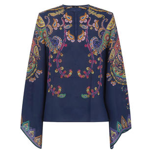 SS26 女士 T恤 佩斯利印花圆领 恤 Etro 艾绰