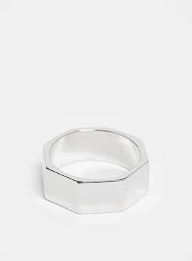 FADED FUTURE 男士 戒指 Future 褪色菱角戒指(银色)