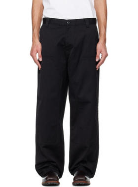 Carhartt WIP 男士 长裤 黑色 Brady Double Knee Chino 长裤