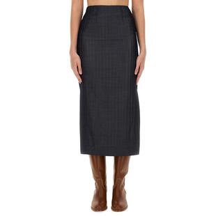 中长裙 Etro SS25 女士 羊毛混纺铅笔裙 艾绰