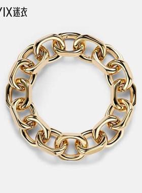 Jennifer Fisher 女款City 链环镀金链条手链 迷衣时尚