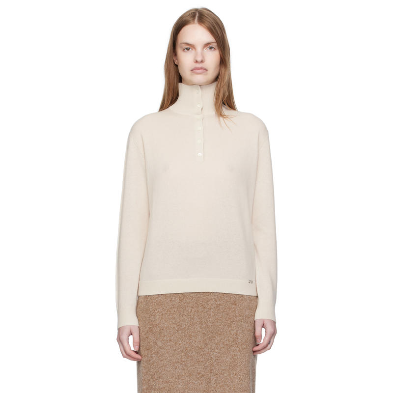 UMARMUNG 女士 毛衣 灰白色 Wool Cashmere Two Way 毛衣