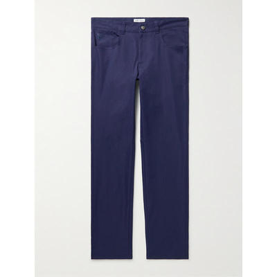 Peter Millar 男士 运动长裤 eb66 直筒精饰条纹高尔夫球裤子