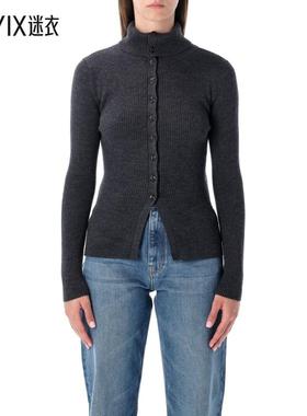 【秋季新品】Sessùn 女款SHIMOTEKA 高领系扣针织开衫 迷衣时尚