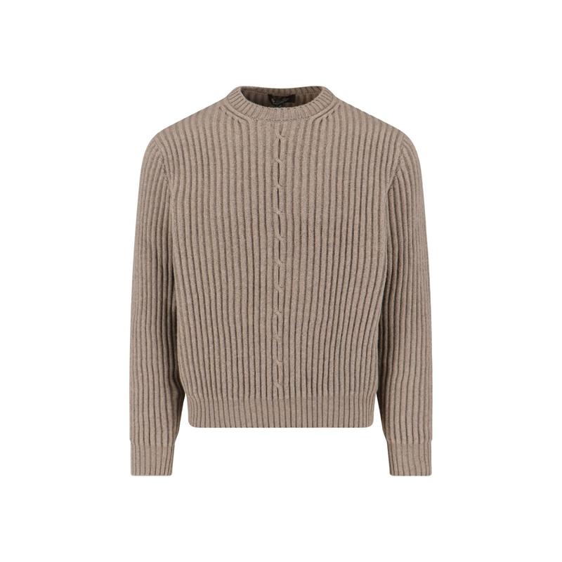 Loro Piana 男士 FW25 毛衣 梧桐樹圓領套頭衫