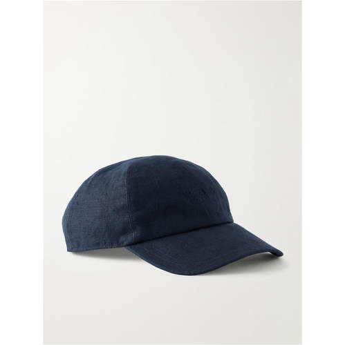Orlebar Brown 男士 FW26 棒球帽 Barney Linen-Twill Logo刺绣