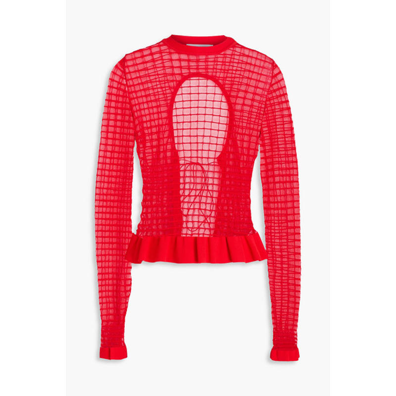 Cecilie Bahnsen 女士 毛衣 Gro 后绑带针织毛衣