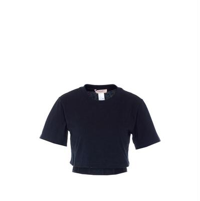 TWINSET 女士 SS26 POLO衫 双排扣圆领短款上衣