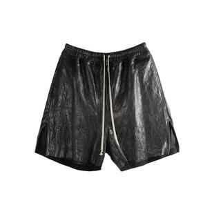 男士 SS26 短裤 Rick 皮革四角裤 瑞克·欧文斯 SHORTS Owens