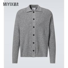 Allude 男款棉质羊绒衬衫式开衫 迷衣时尚