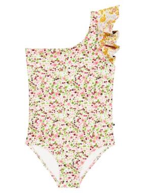 Molo 女童 泳装 Nitt 花朵单肩泳衣童装