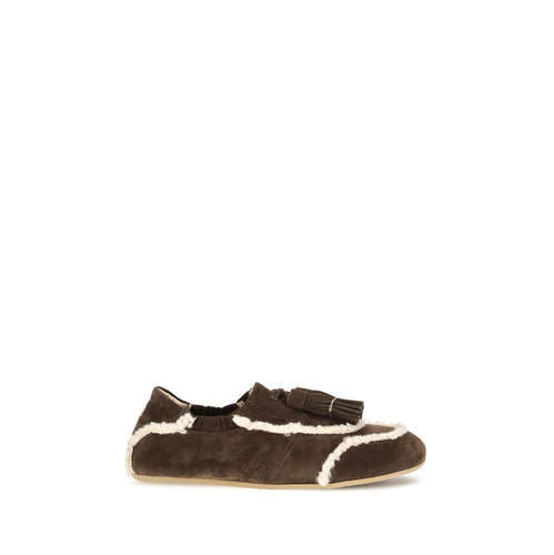 Fratelli Rossetti 女士 FW26 乐福鞋 绒面革直入式流苏