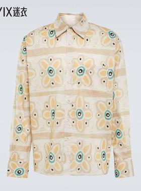 COMMAS  男 印花棉质衬衫 迷衣时尚