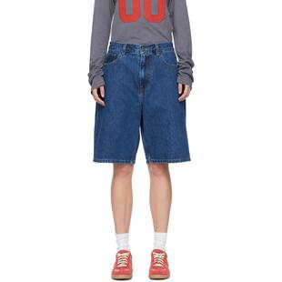 Carhartt WIP 卡哈特 女士 牛仔短裤 蓝色 Brandon