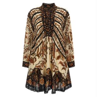 FARM Rio 女士 SS26 连衣裙 'Majestic garden sand'