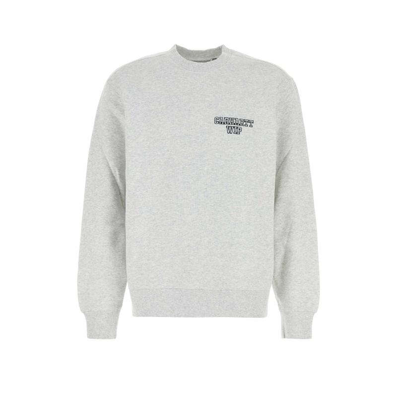 Carhartt WIP 男士 FW25 卫衣 Alumni 灰色棉质运动衫