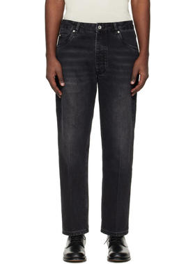 Studio Nicholson 男士 牛仔长裤 黑色 Windslow 牛仔裤