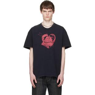 Our Legacy 男士 T恤 黑色 Loose