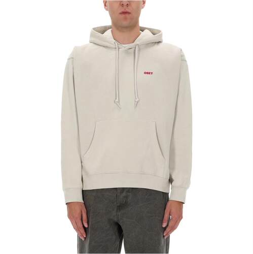 OBEY 男士 FW25 卫衣 绿色棉混纺