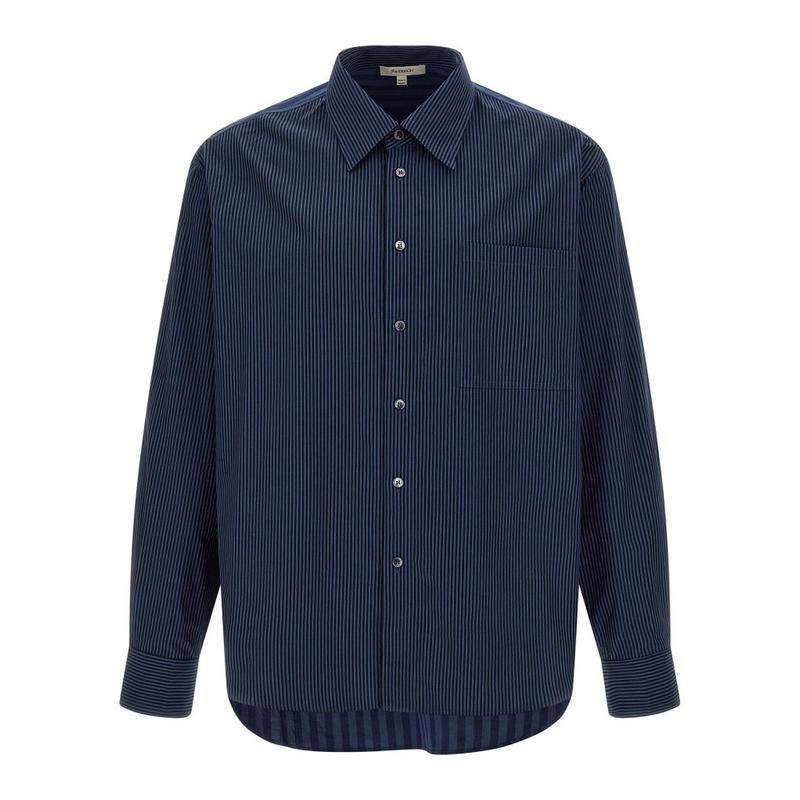 J.W. Anderson 男士 FW25 衬衫 JW Anderson 拼布條紋襯衫