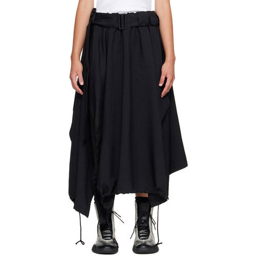 Y-3 女士 中长裙 黑色 Sport Uniform Adaptive Length 半身裙
