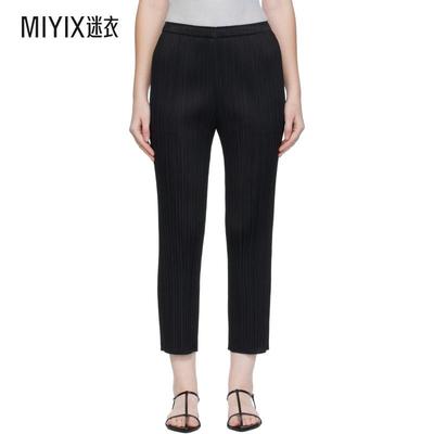 Pleats Please Issey Miyake 女款黑色 Lamp Shade 长裤 迷衣时尚