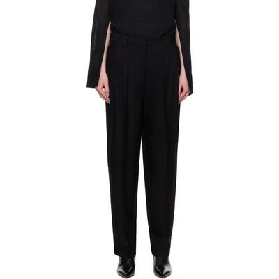 Totême 女士 长裤 黑色 Double-Pleat Straight