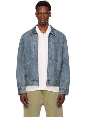 Rag&Bone 男士 夹克 蓝色 Simon Garage 牛仔夹克