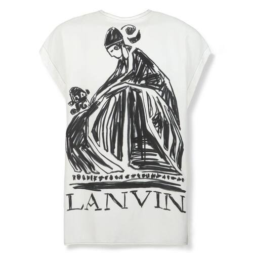 Lanvin 浪凡 男士 SS26 T恤 母子
